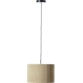 Brilliant - Lámpara colgante TONY 1xE27/20W/230V diá. 35 cm marrón